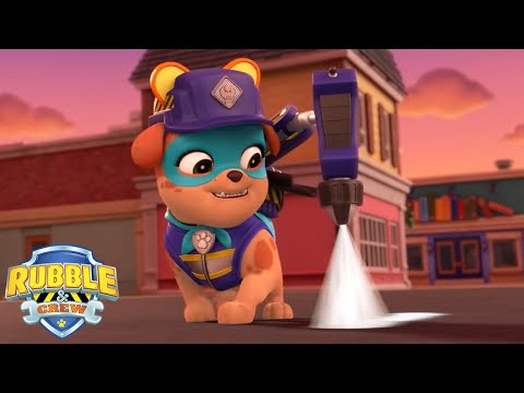 Spray Blaster! | Rubble and Crew | Cartoons for Kids