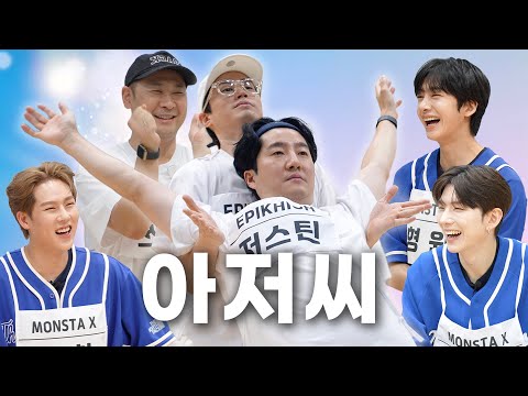 We tried to turn Monsta X into funkles: The Ajusshi Games [ENG CC]