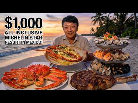 $1,000 ALL INCLUSIVE Luxury Resort in Cabo Mexico | MICHELIN STAR Restaurant INCLUDED!