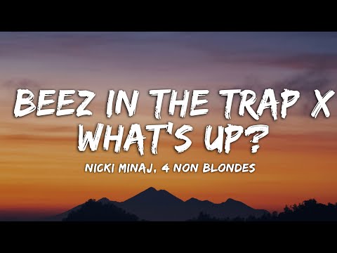 Nicki Minaj, 4 Non Blondes - Beez In The Trap X What’s Up? (TikTok Mashup) [Lyrics]