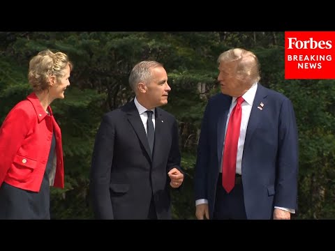 JUST IN: Canadian Prime Minister Mark Carney Welcomes Donald Trump, Other Leaders To G7 Summit