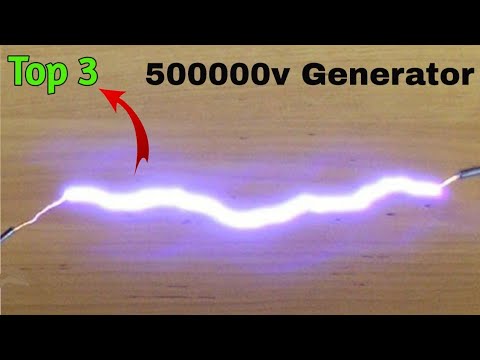 3 high voltage Generator, I made it ( Simple mode ) Marx Generator