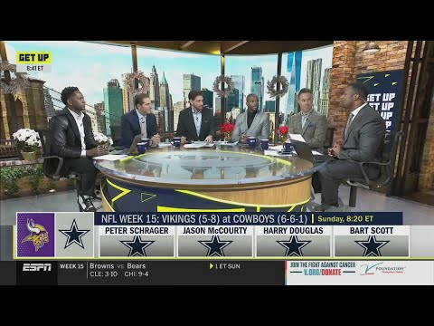 GET UP | "Cowboys will reach Playoffs" - 100% ESPN taking Cowboys win over Vikings in Week 15