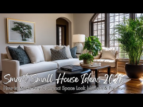 Smart Small House Ideas 2026 | How to Make Any Compact Space Look Modern & Premium