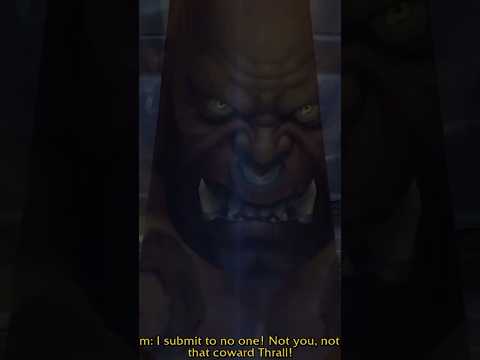 Garrosh fades out of existence like a BOSS