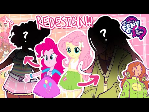 redesigning my little pony: EQUESTRIA GIRLS!! ☆ (art + commentary)