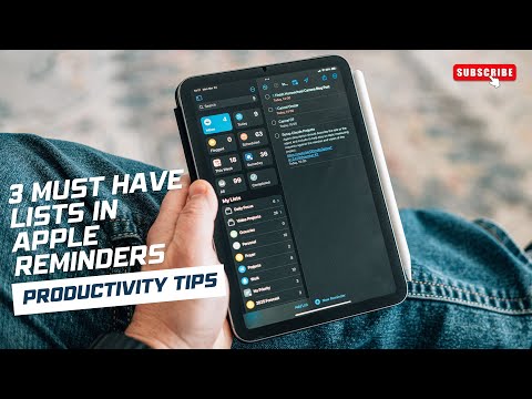 3 Must Have Apple Reminders Lists