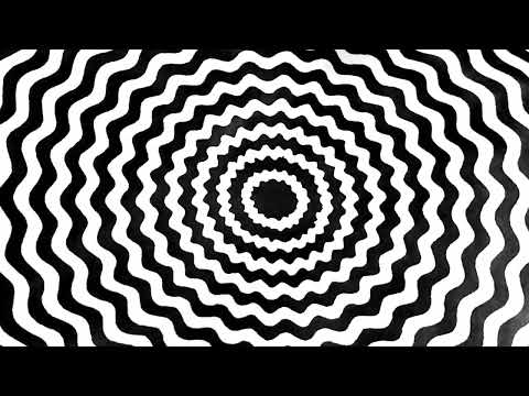 2h Psychedelic Black and White Trippy Screensaver