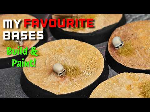 COMBINE your texture paints for instant upgrades! Warhammer Desert Basing