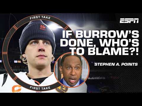 Stephen A. EXPLAINS why Joe Burrow is OVER IT in Cincinnati 🗣️ 'It's like... DAMN!' | First Take