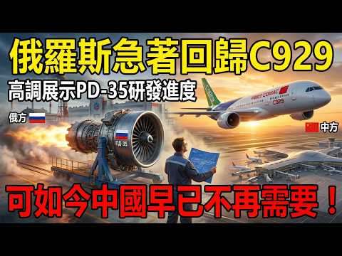 俄羅斯PD35發動機突破35噸，想重啟C929合作？可如今中國早已不需要！