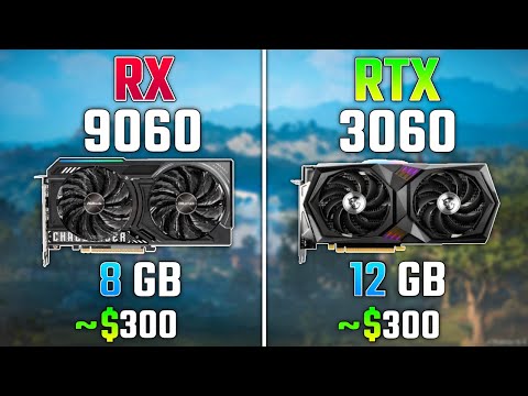 AMD RX 9060 vs RTX 3060 | Test in 7 Games | 1080p