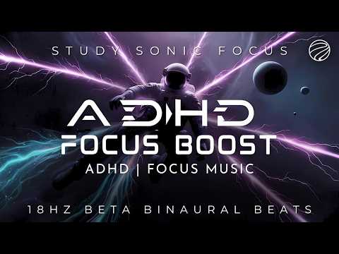 Zero Distractions | ADHD Focus Music with Beta Waves from Deep Space