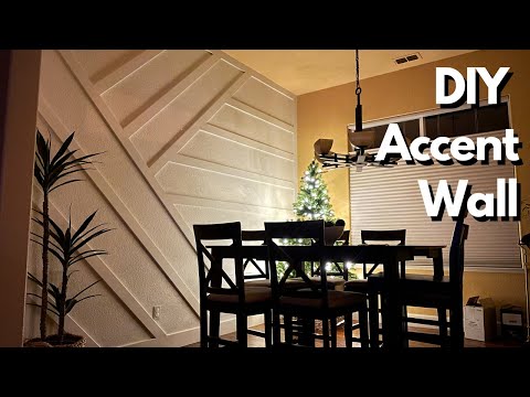 DIY Geometric Accent Wall