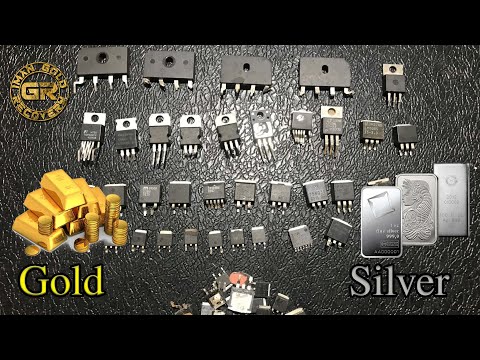 Gold and Silver Recovery From Transistors /Gold Recovery /Silver Recovery .