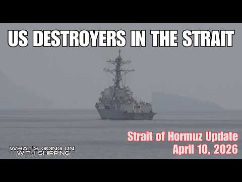 US Destroyers Enter Persian Gulf - Strait Still Open? | Plus, Empty Supertankers Heading to the US