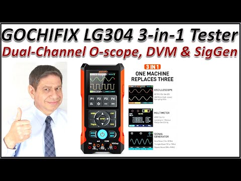 GOCHIFIX LG304 3-in1 Oscilloscope-DVM-Signal Generator