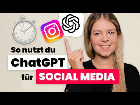 So nutzt du ChatGPT für Social Media 🔥 und sparst Zeit bei der Contenterstellung für Instagram ⏱️✅