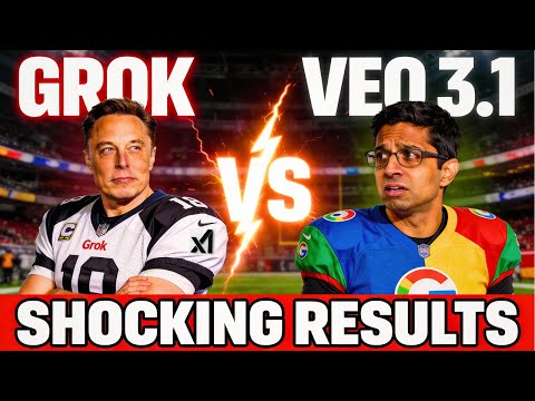 Grok Imagine vs Veo 3.1 — I Tested Every Feature Head-to-Head