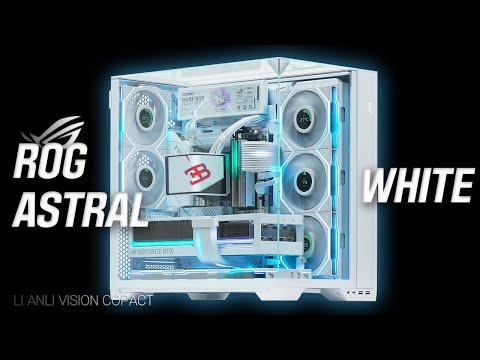 O11 VISION COMPACT 레전드 끝판왕 어항 케이스 컴퓨터 깔끔하게 조립해드렸습니다. RTX5090 ROG Astral WHITE