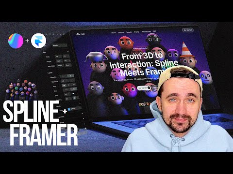 Как сделать 3D-анимацию для сайта за 10 минут  |  Spline + Framer