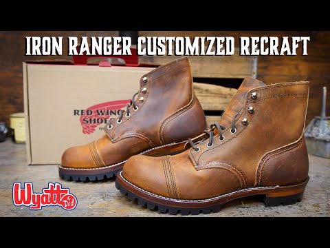 I Converted these Redwing Iron Rangers into Urban Style Loggers! Total Recraft