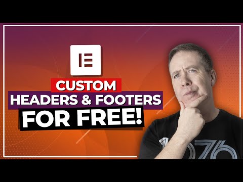 How To Build Headers And Footers Using Elementor For FREE