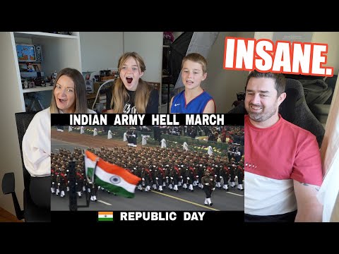 New Zealand Family React to INDIA HELL MARCH 2022 | India's Republic Day Parade!
