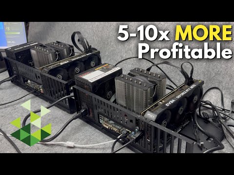 I Turned my CPU Mining Rigs into AI Rigs with INSANE Results...