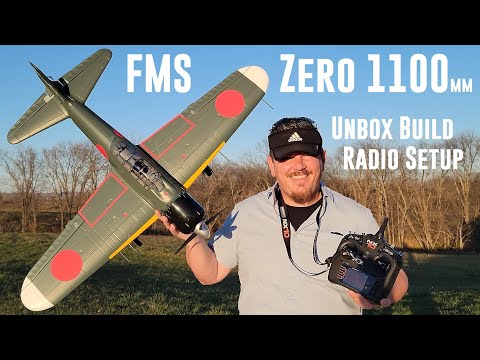 FMS - Zero - 1100mm - Unbox, Build, & Radio Setup