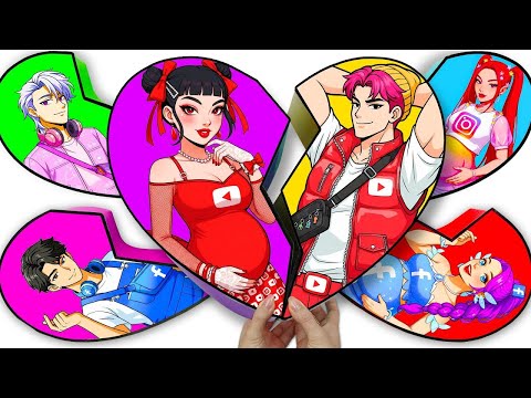 💖Paper DIY💖 KPOP DEMON HUNTERS: Social Media Couple Zoey x Saja Boys Mystery 🎁 Blind Box Unboxing