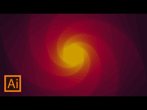Geometric Gradation Background | Adobe Illustrator Tutorial