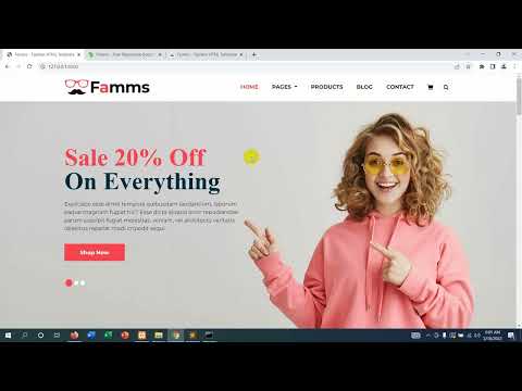 #3 How to Integrate Html Template in Laravel Project | Laravel Advance E-commerce Project Tutorial