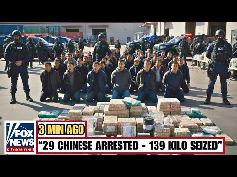ICE & FBI ARRESTED 29 Chinese Chemical Cartel in Ohio with 139 Kilos Drug Bust