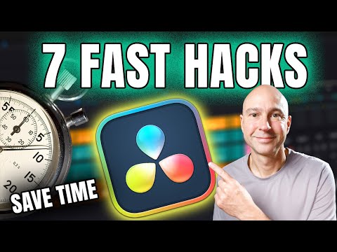 SAVE TIME in DaVinci Resolve 20:  EDIT FASTER with 7 Quick HACKS You NEED to Know