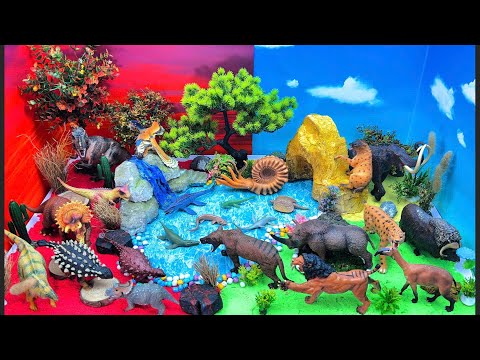 Animal Diorama Adventure πΏπ§π¦ | Learn Animals with Toys
