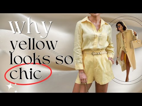 Elegant Women Wear Yellow Like THIS