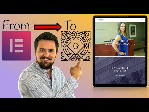From Elementor to Gutenberg | How to redesign a WordPress website with Gutenberg in 1 hour tutorial