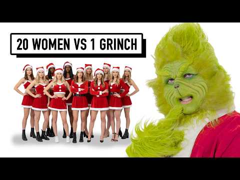 20 WOMEN VS 1 GRINCH