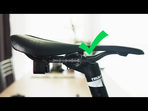 Install the saddle properly