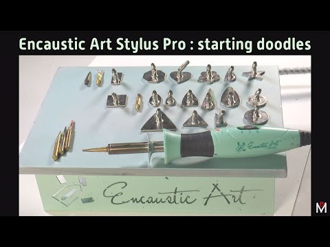Encaustic Art hotplate & Stylus Pro fantasy