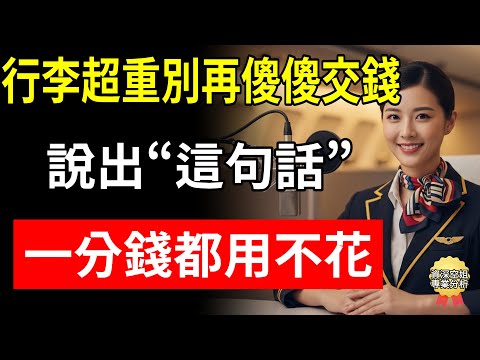 行李超重千萬別傻傻交錢!說出這句“魔術語”,超重5公斤也能免費托運!再也不當冤大頭!