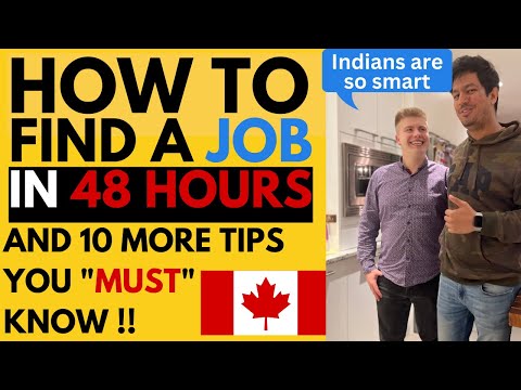 11 THINGS YOU 'MUST' KNOW BEFORE COMING TO 🇨🇦 CANADA 🇨🇦 | HOW TO GET HIRED IN 48 HOURS IN CANADA 🇨🇦