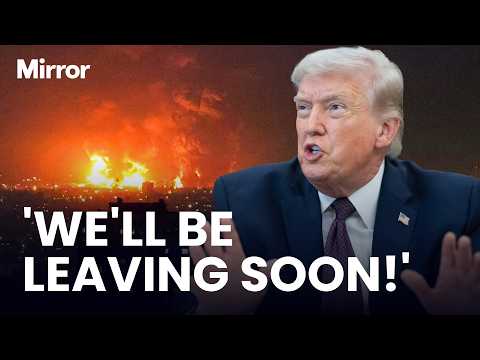 US will withdraw from IRAN in 'two to three weeks' but will leave allies to 'fend for themselves'
