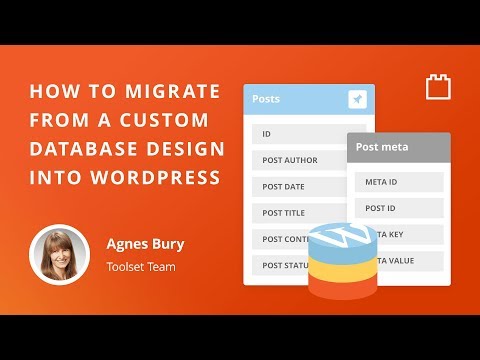 How to migrate from a custom database into WordPress