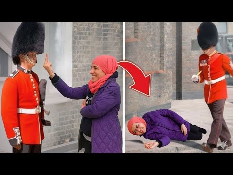 When a stupid woman messes with the real royal guard…
