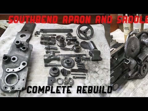Southbend apron and saddle rebuild 9A