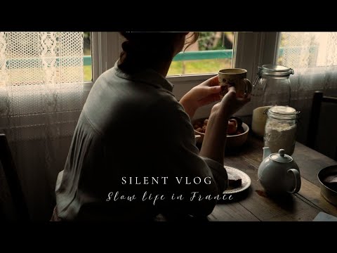 Slow life in the French country, cosy baking, floating walnuts candles, peaceful day, cute goats 🍂🐑🏡