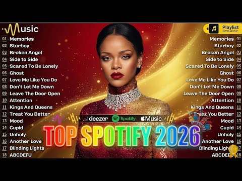 Spotify Pop Hits 2026🌊 Best English Songs Of Rihanna, Charlie Puth, Miley Cyrus, Taylor Swift, Adele