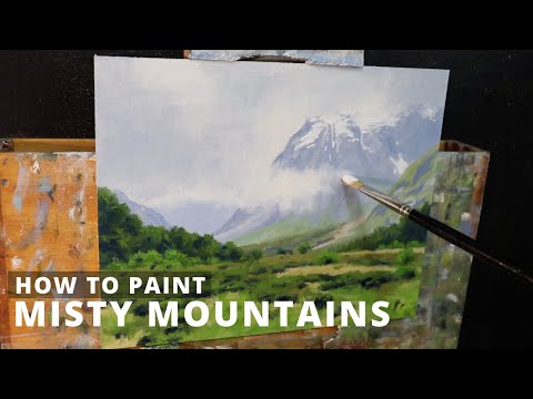 How to Paint MISTY MOUNTAINS